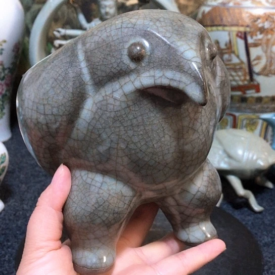 藏宝阁陶瓷，鸟尊一件