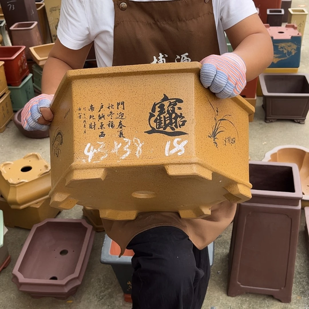 紫砂花盆盆景艺术