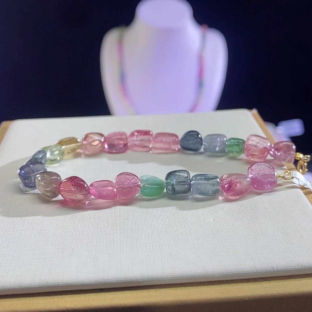 碧玺手链未镶嵌七*随形