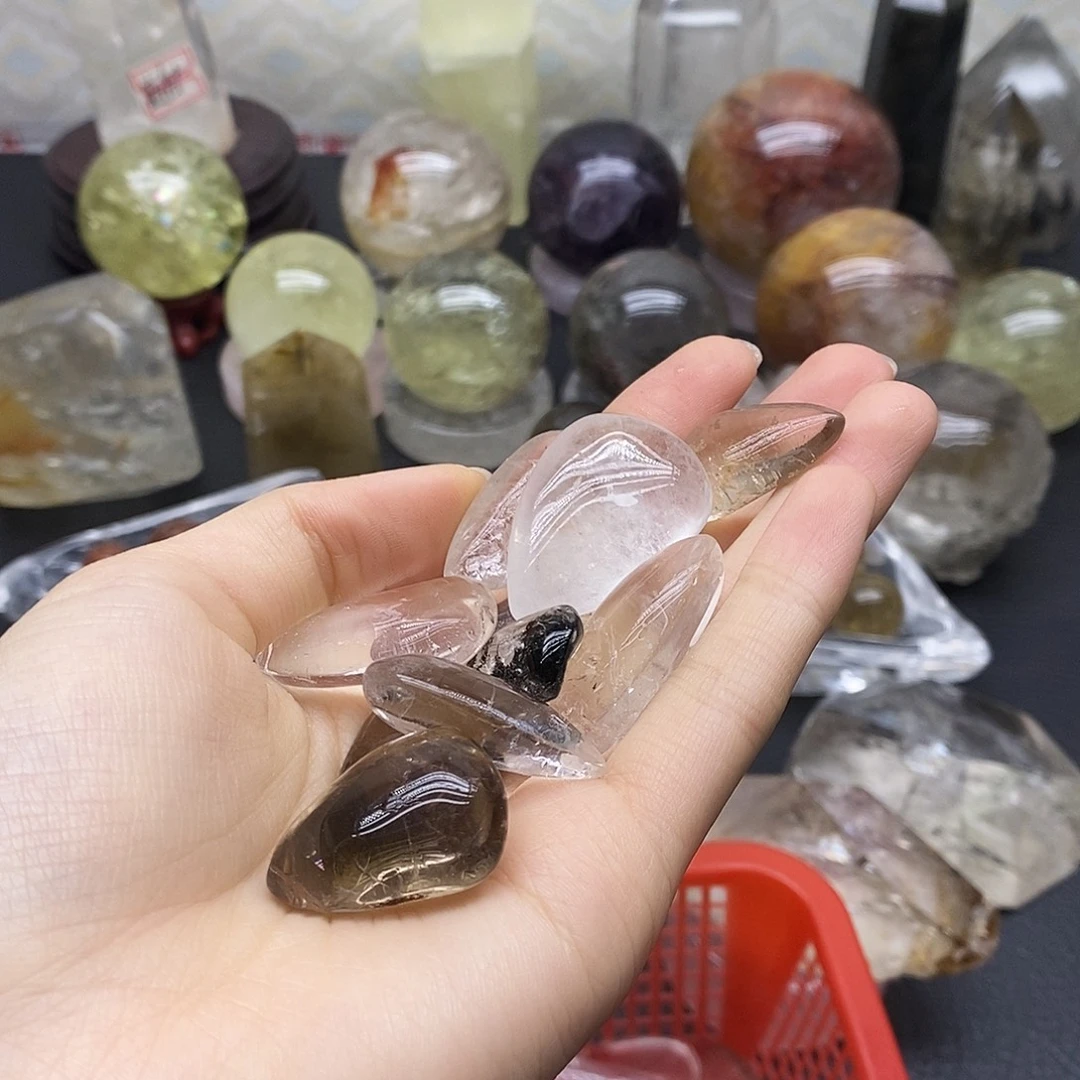 水晶未镶嵌珠宝半成品93水晶石