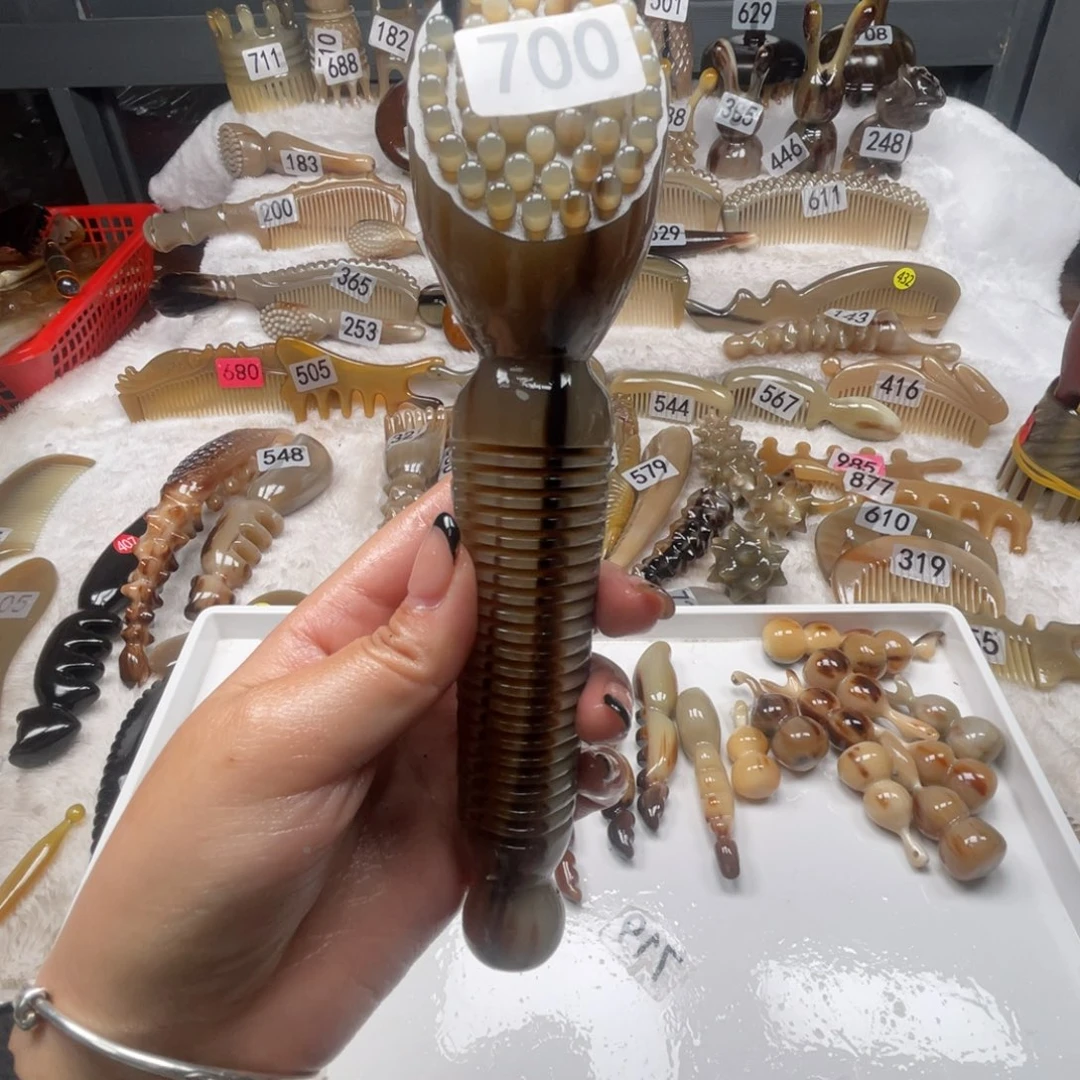 爱***酱牛角梳牛角福利款