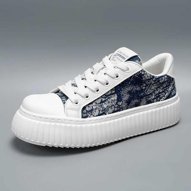 TA78情侣鞋2025夏季新款透气板鞋潮流增高休闲鞋子时尚百搭运动鞋