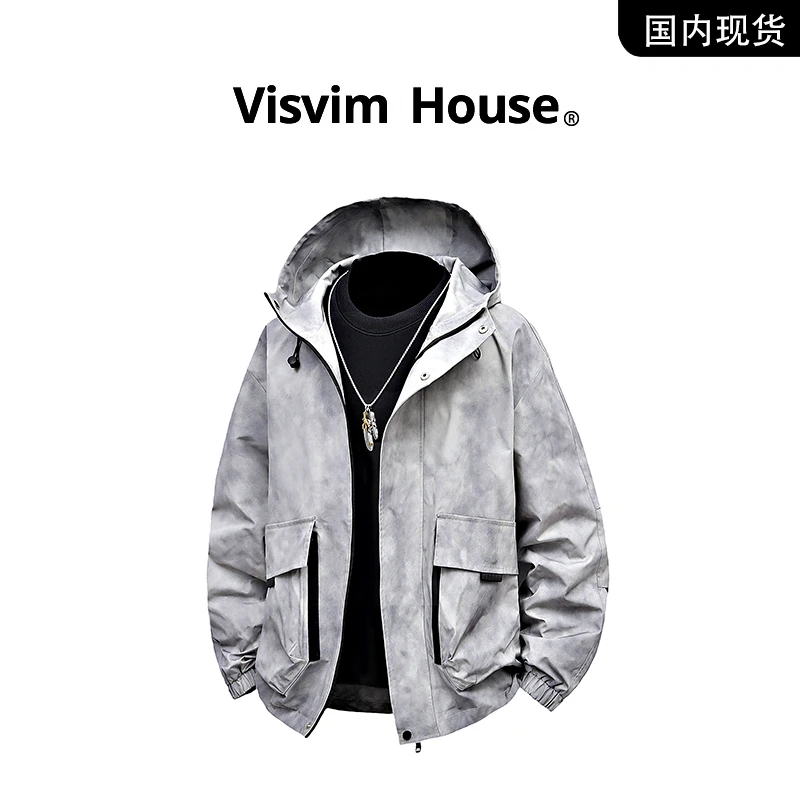 【品牌现货撤柜】VISVIM WINGS春秋新款工装冲锋外套扎染夹克男士