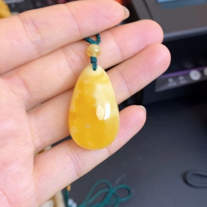 琥珀未镶嵌手链天然无优化琥珀蜜蜡