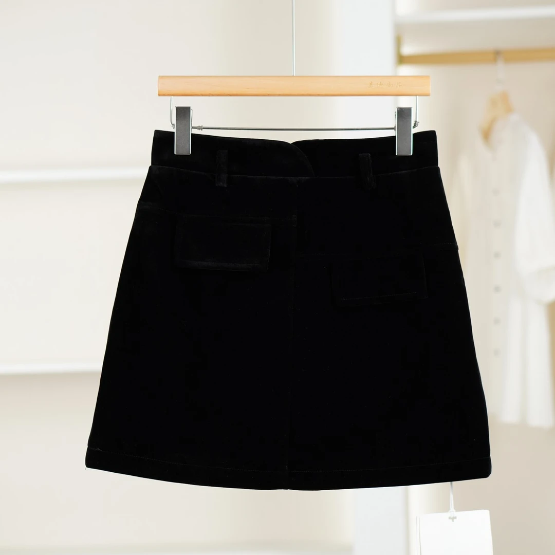 麦迪尚品【DT*】51008226 气质百搭A字短裙春季女装品牌折扣