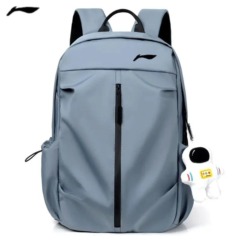 李品牌宁百搭男女双肩包休闲潮流电脑包大容量轻便简约学生书包