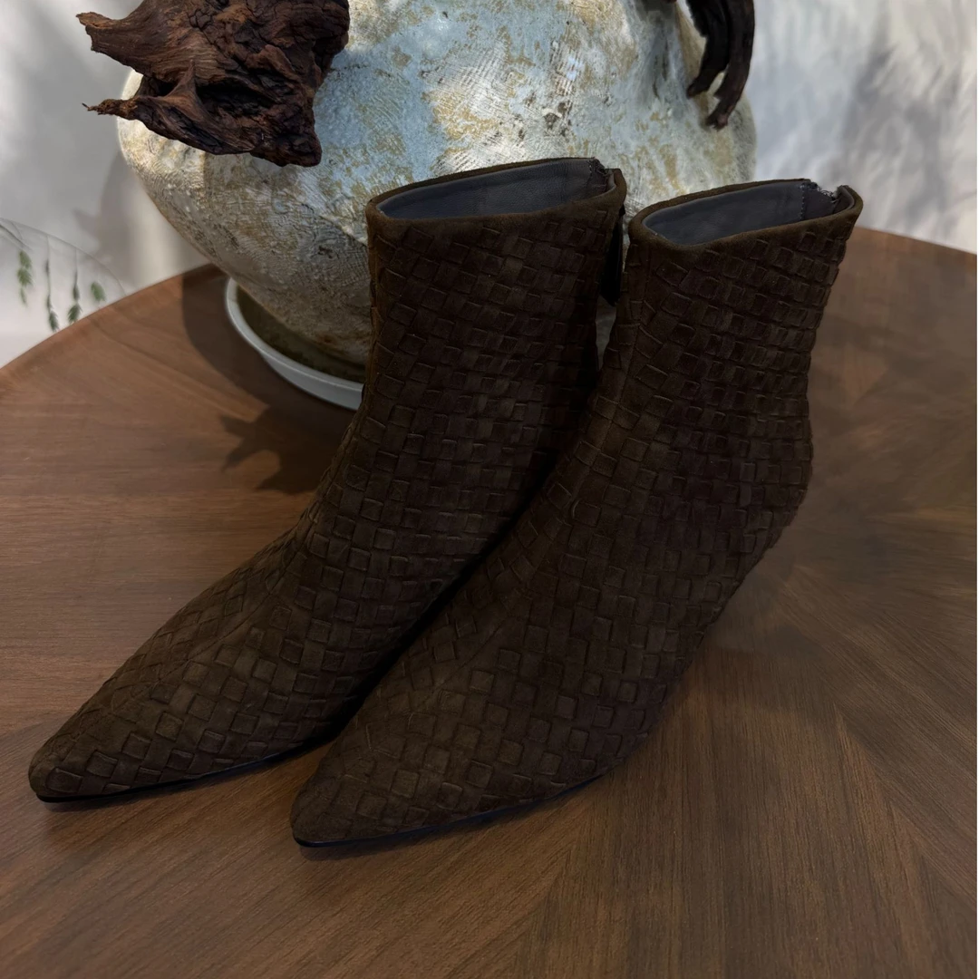 TANTAN 百搭舒适通勤气质女士时装靴2853