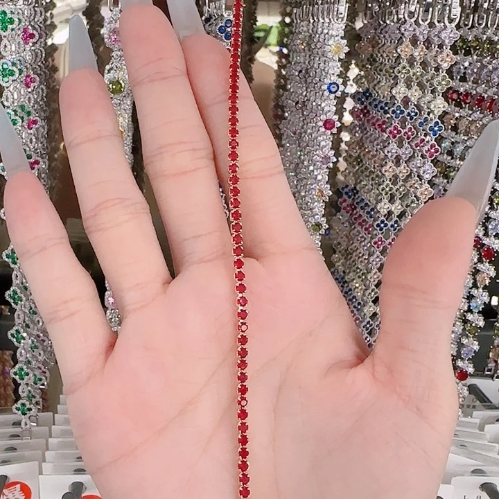 锆石铜合金时尚手链