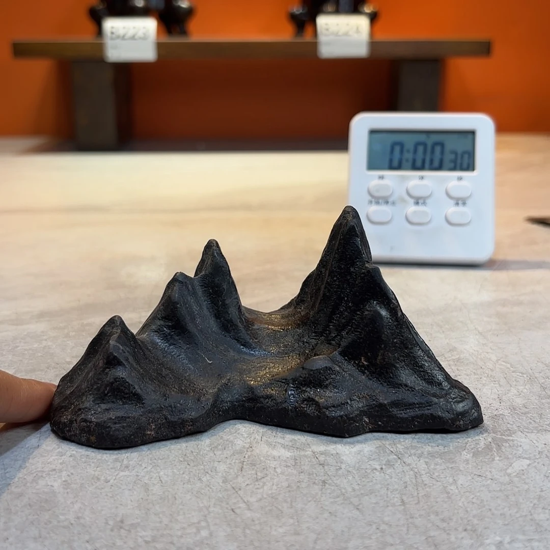 茶宠@****有灵璧石奇石摆件