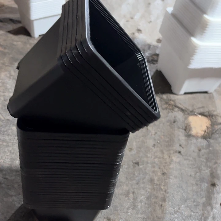140黑方盆13公分高10公分50个