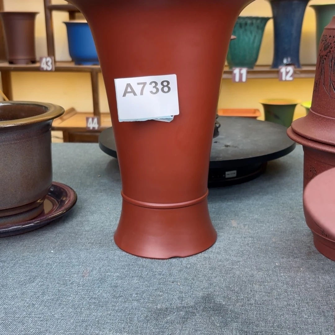 龙***犬紫砂花盆紫砂15866589965885