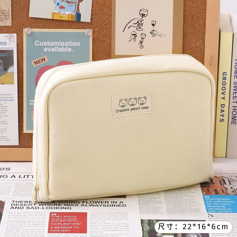 大容量学生笔袋分类收纳高颜值化妆收纳袋