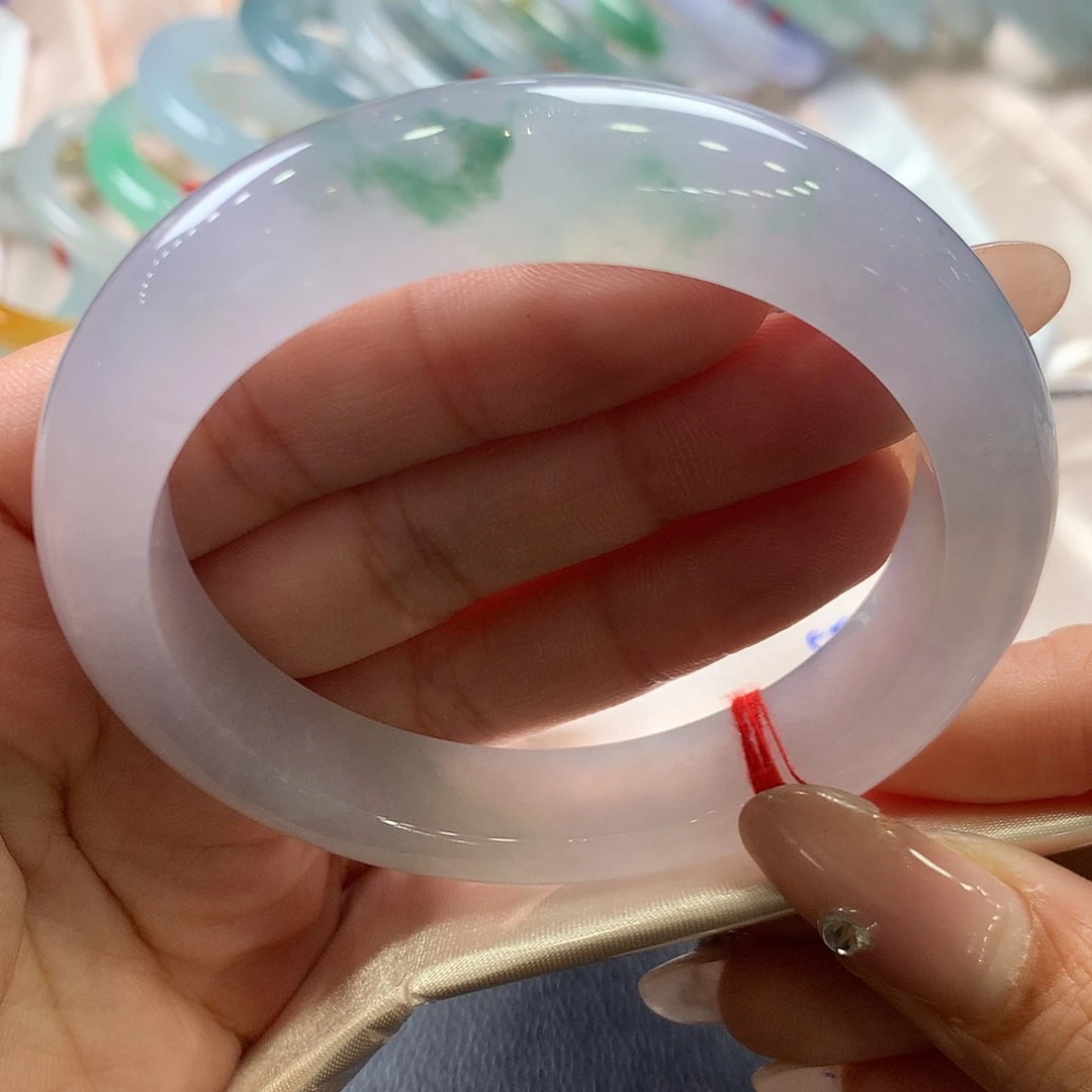 翡翠未镶嵌手镯59正