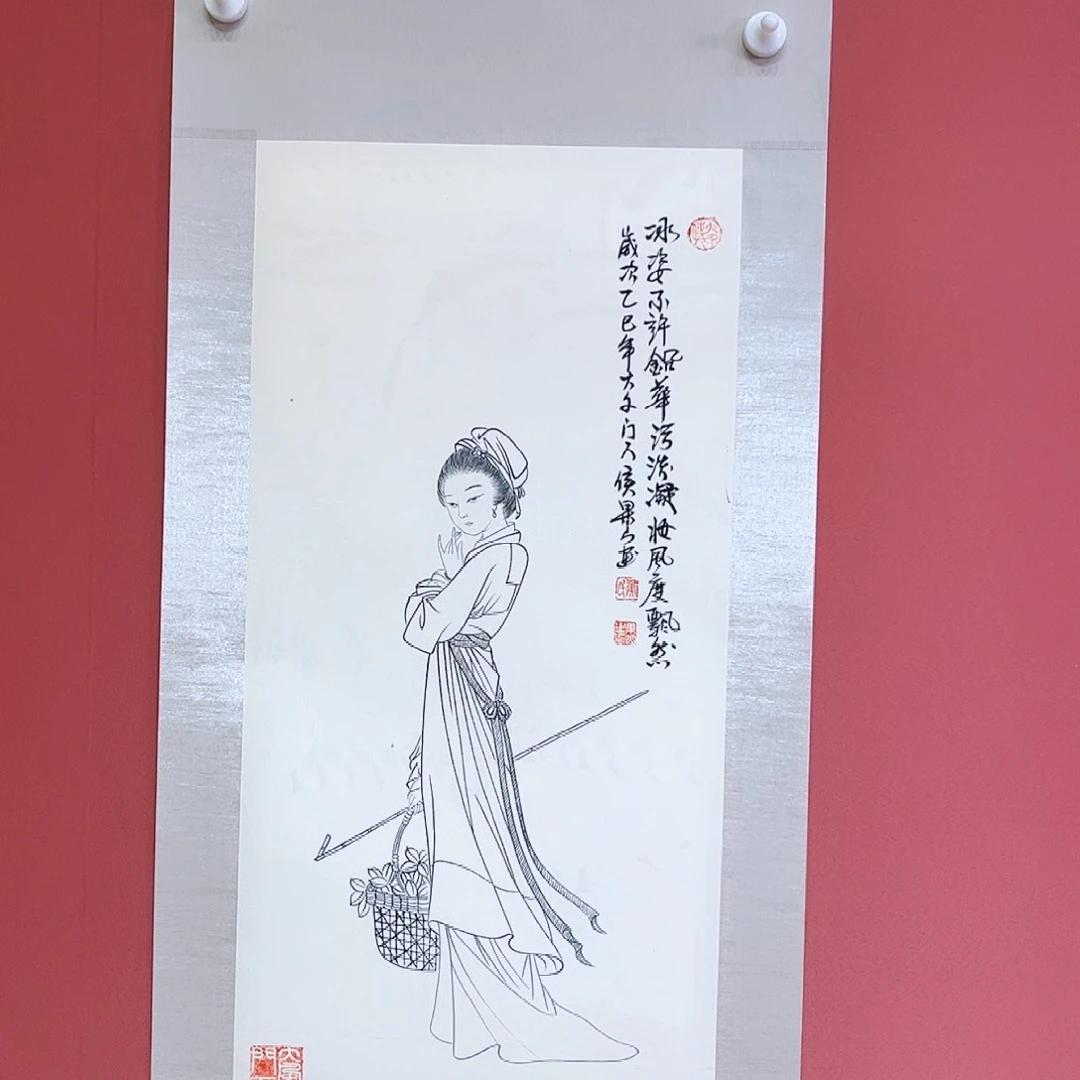 国画侯果山老师亲笔手绘作品朵