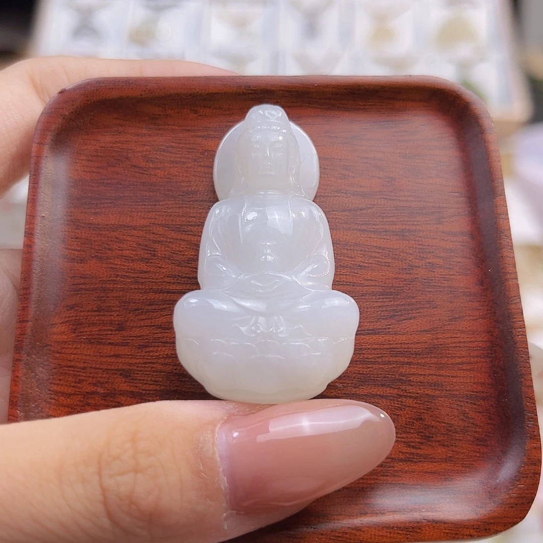 和田玉未镶嵌吊坠(不含链)