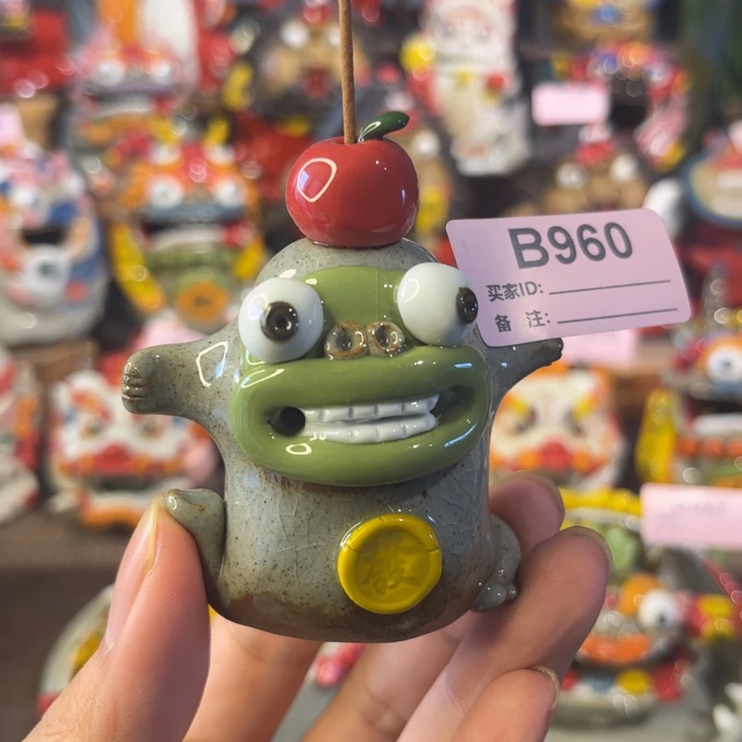 泥塑纯手工茶宠摆件