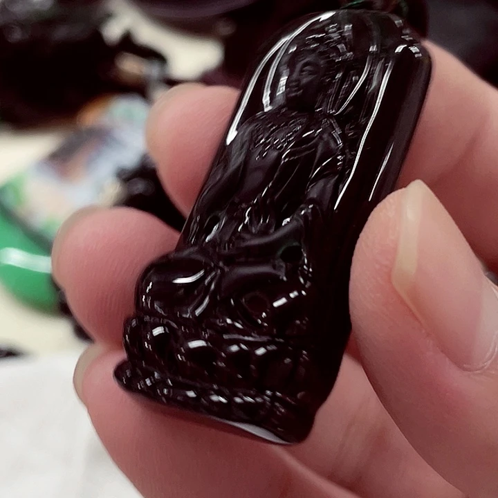 翡翠未镶嵌颈饰先鉴后发一物一证