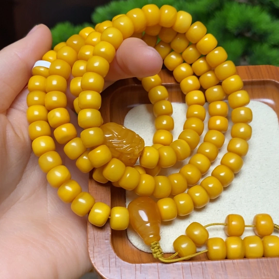 【闪购商品】蜜蜡颈饰未镶嵌项链