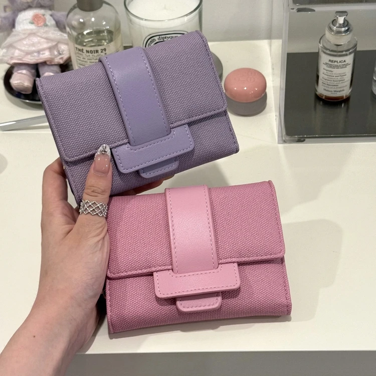 简约高级感钱包卡包一体驾驶证保护套三折钱包卡包大容量钱包女士