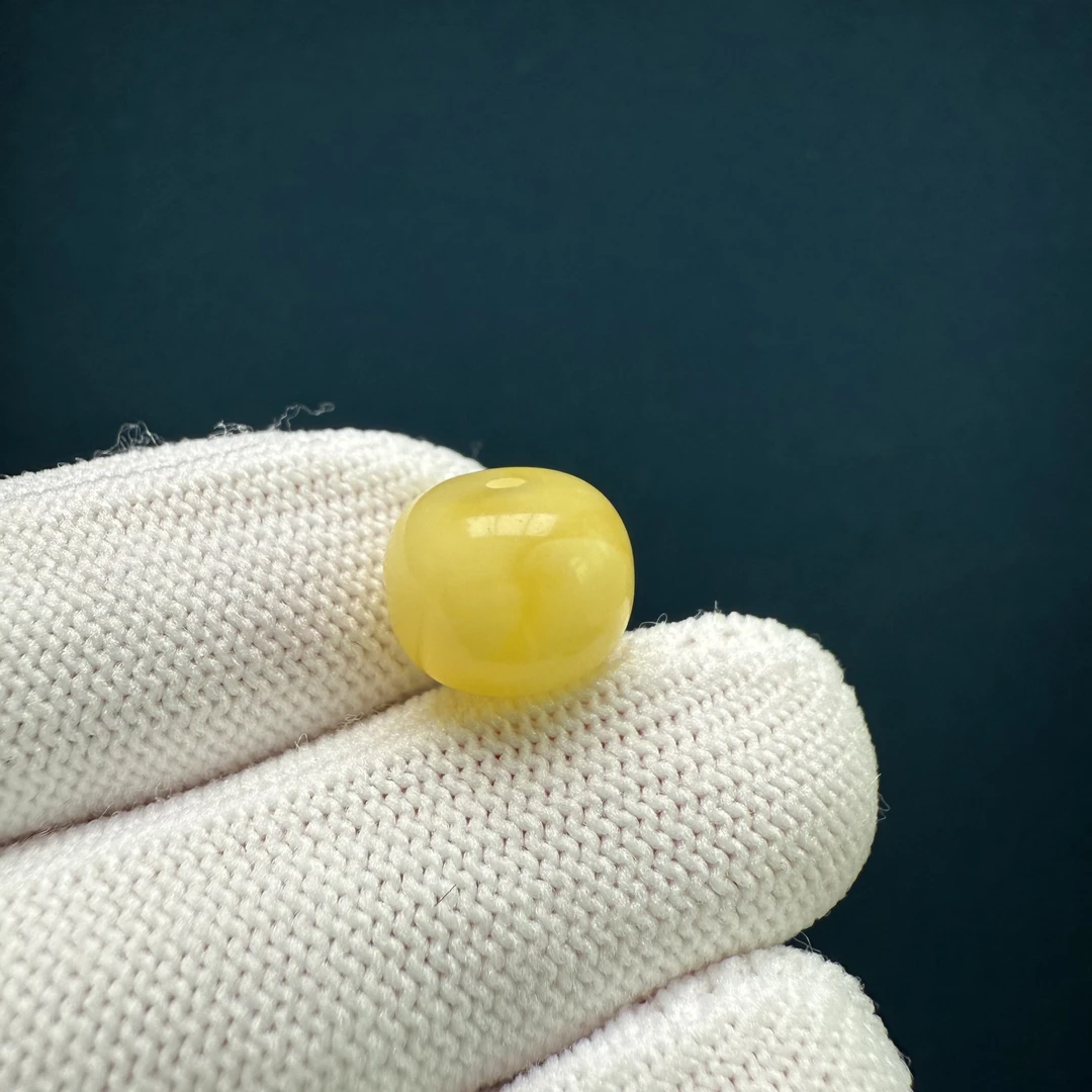 K1759天然原矿蜜蜡老型珠 11.7*9.3mm一物一图 支持复检