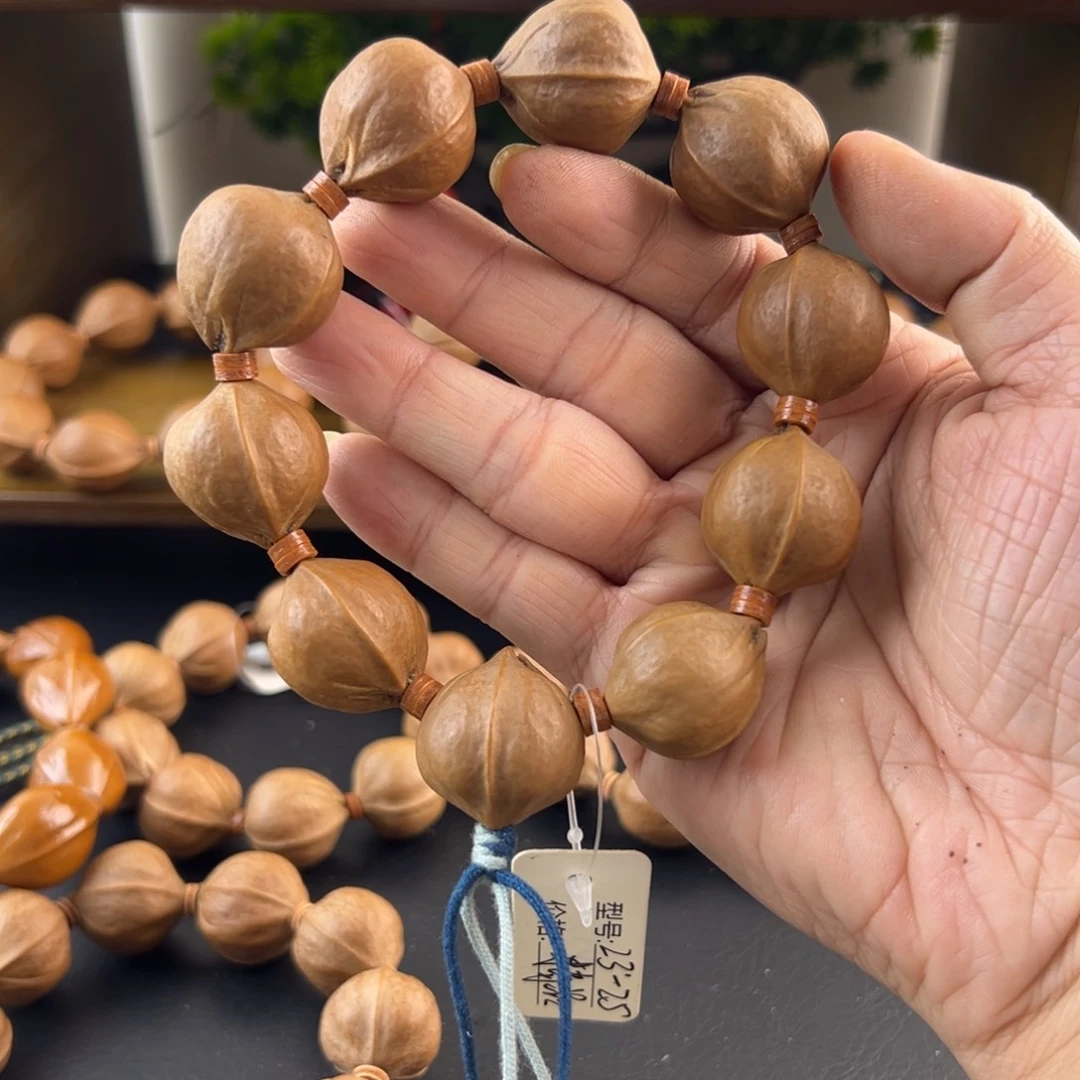 橄榄核吊坠梅林铁核老树核素串2325