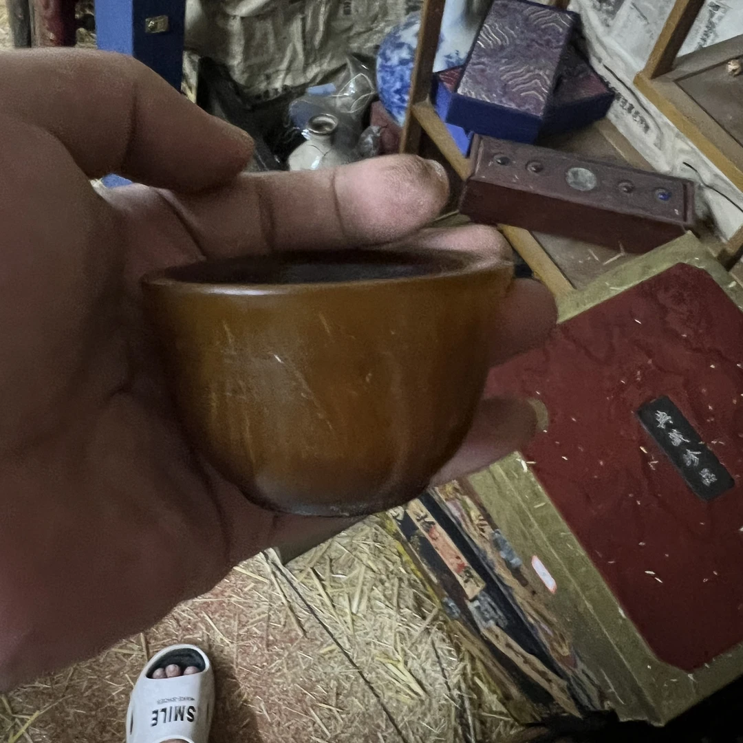 nj001牛骨摆件一个