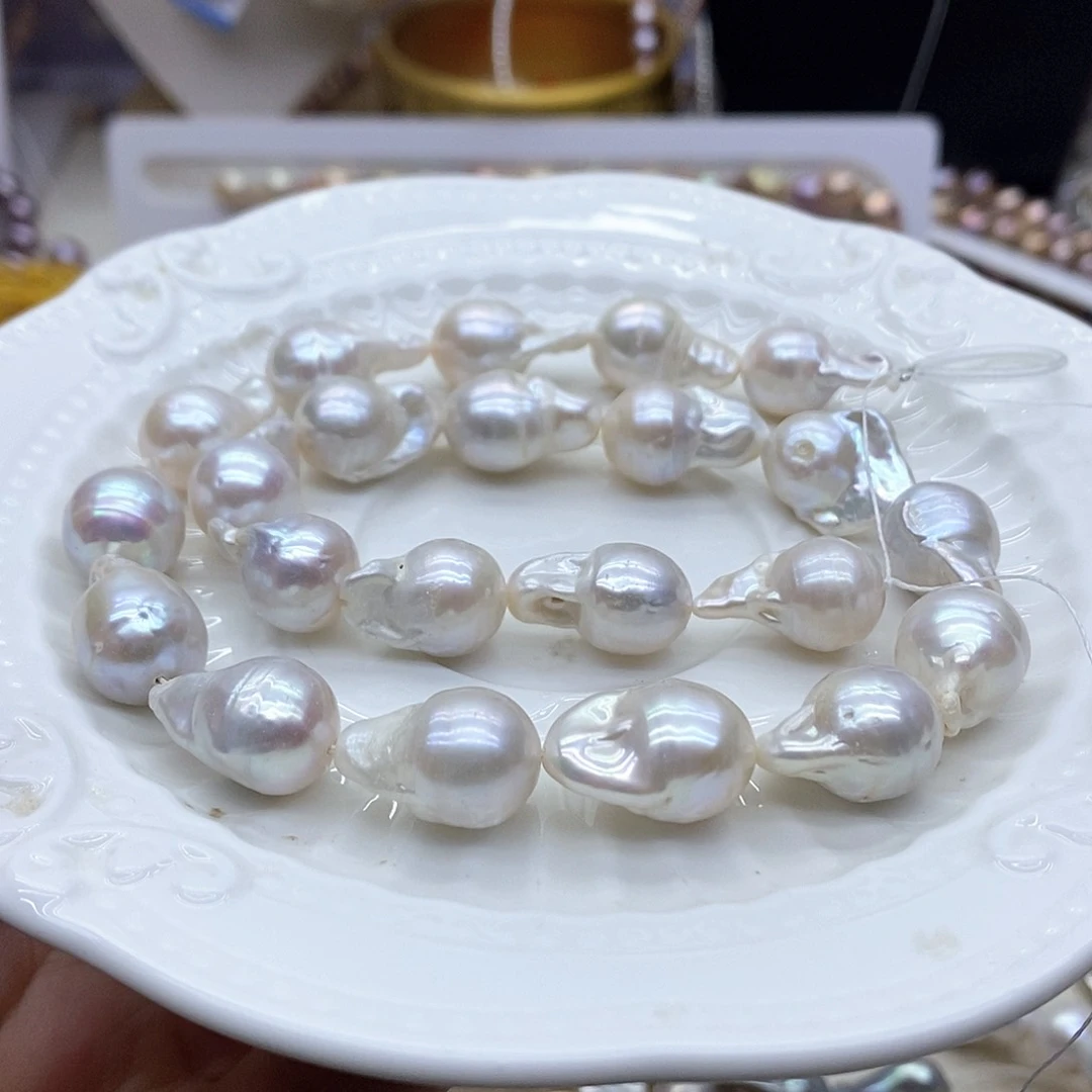 颈饰合金淡水珍珠