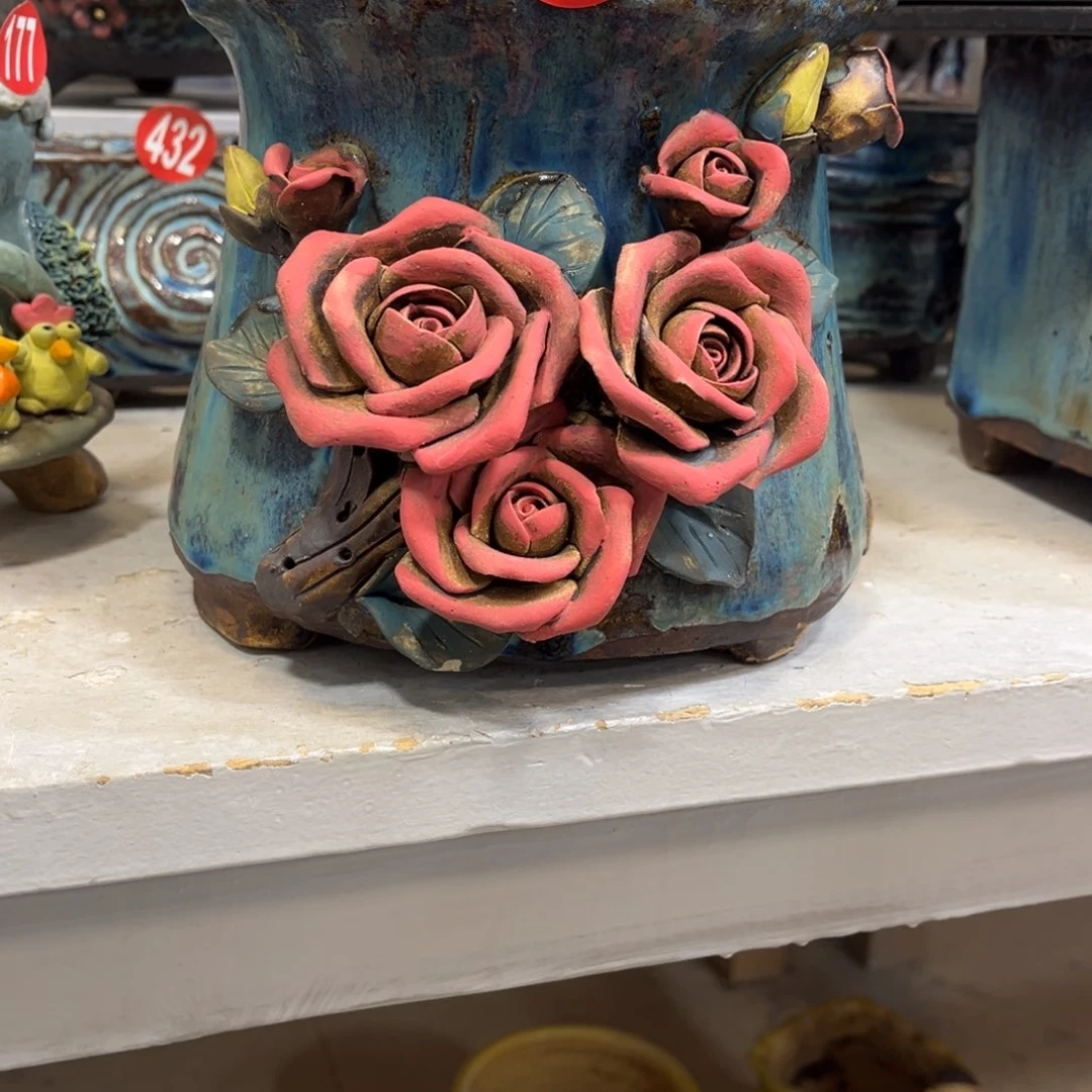 陶瓷微瑕571 号陶然花盆厂家直销