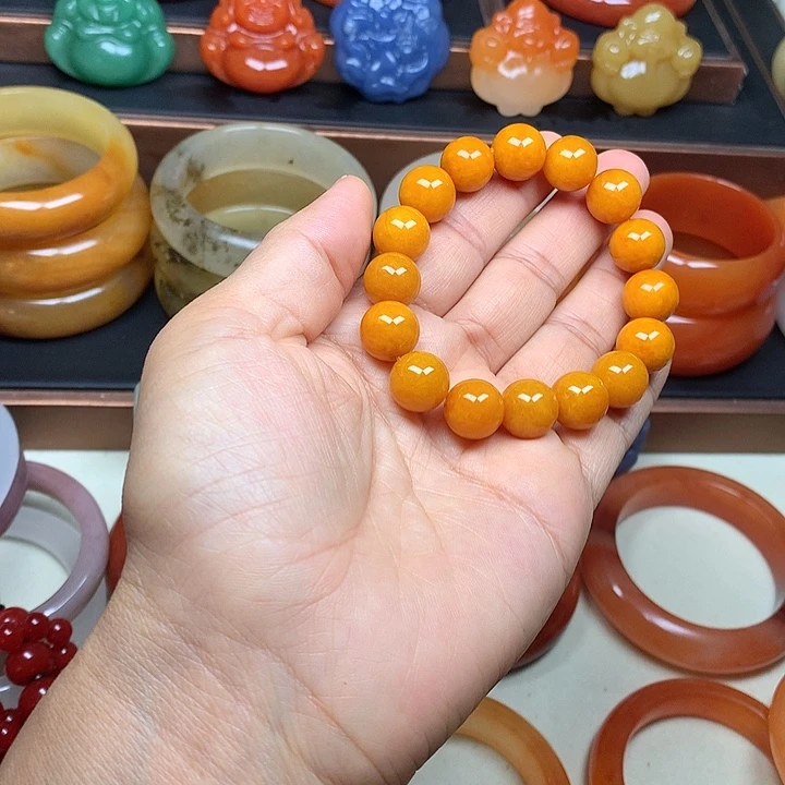 石英质玉未镶嵌手串