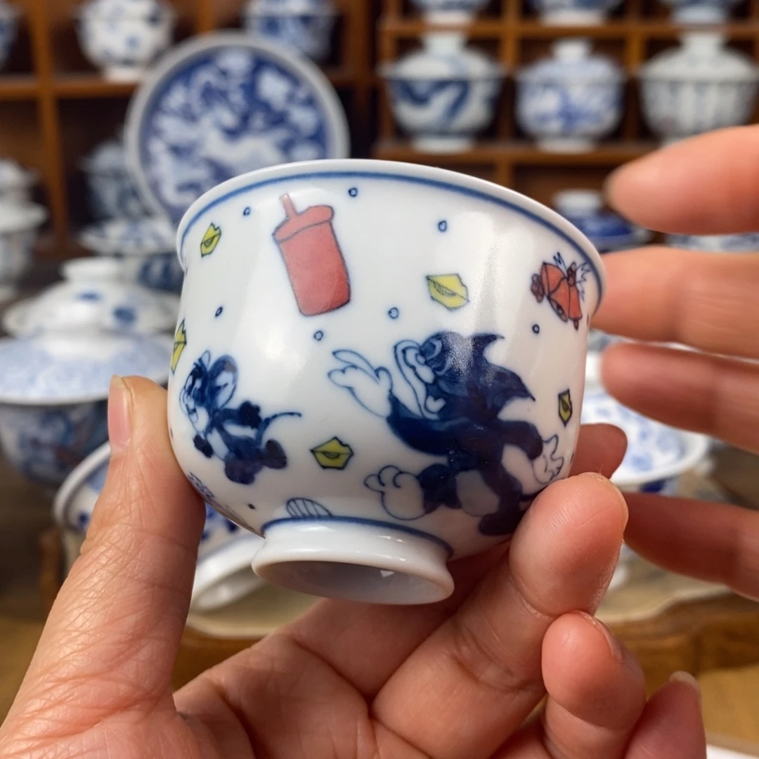 瓷片景德镇陶瓷手绘茶器363