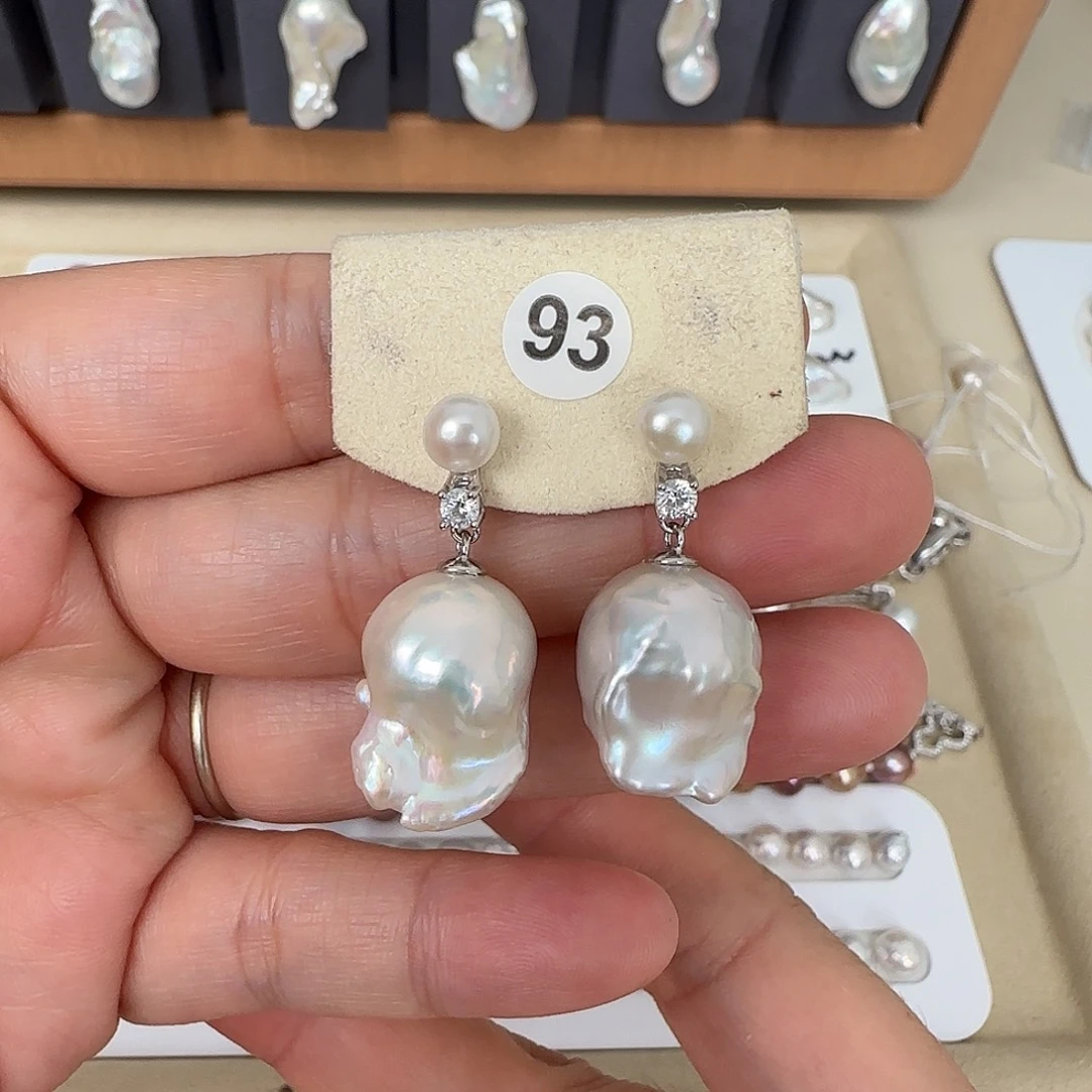 颈饰淡水珍珠银S925镶嵌