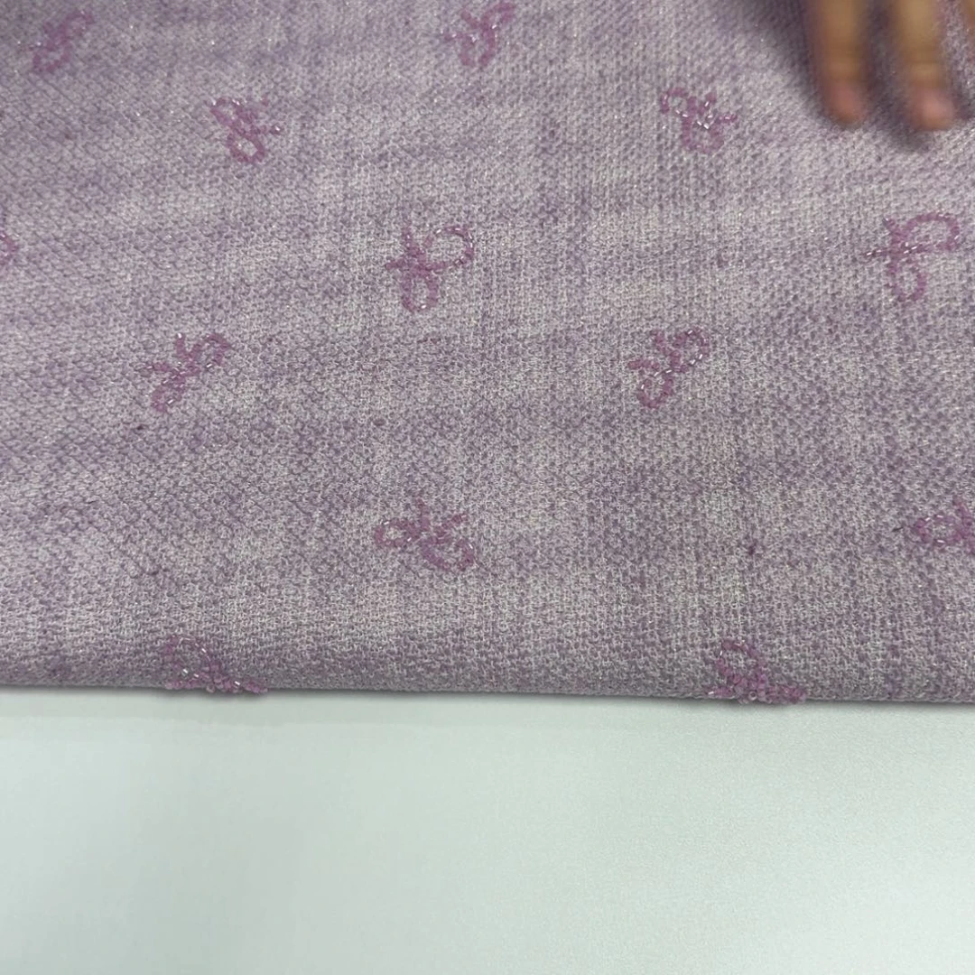 小香蝴蝶结刺绣一米