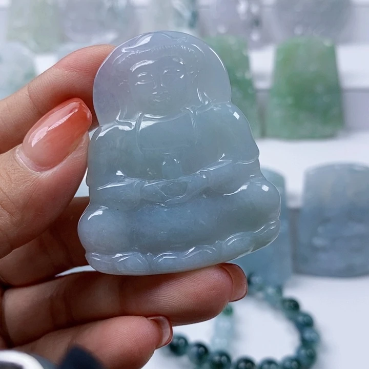 @***～翡翠未镶嵌颈饰翡翠