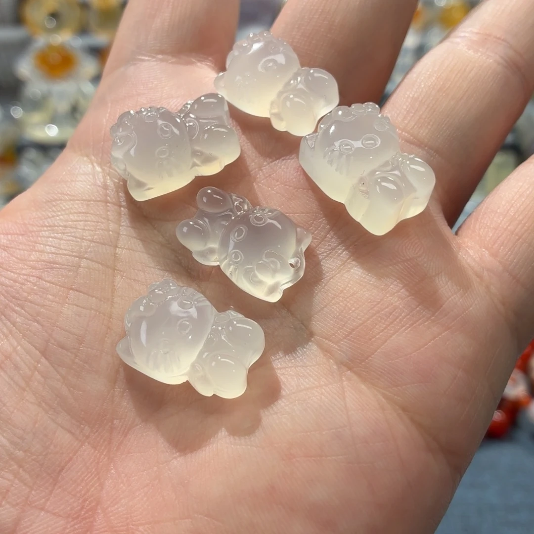 玛瑙/玉髓未镶嵌吊坠(不含链)