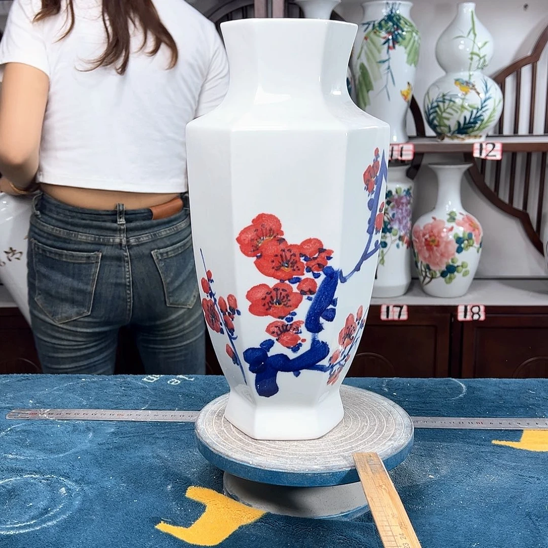 摆件景德镇陶瓷6梅