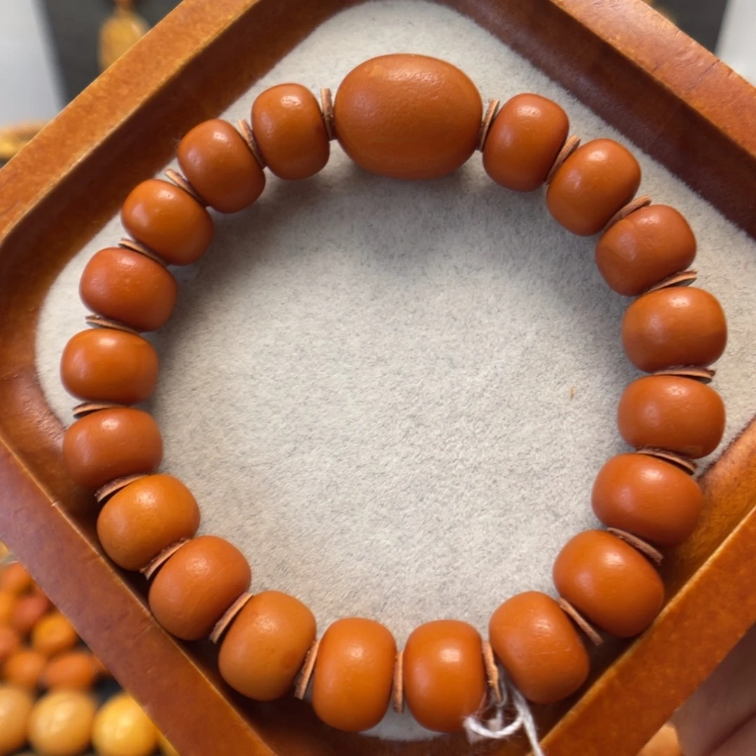 蜜蜡未镶嵌手链蜜蜡