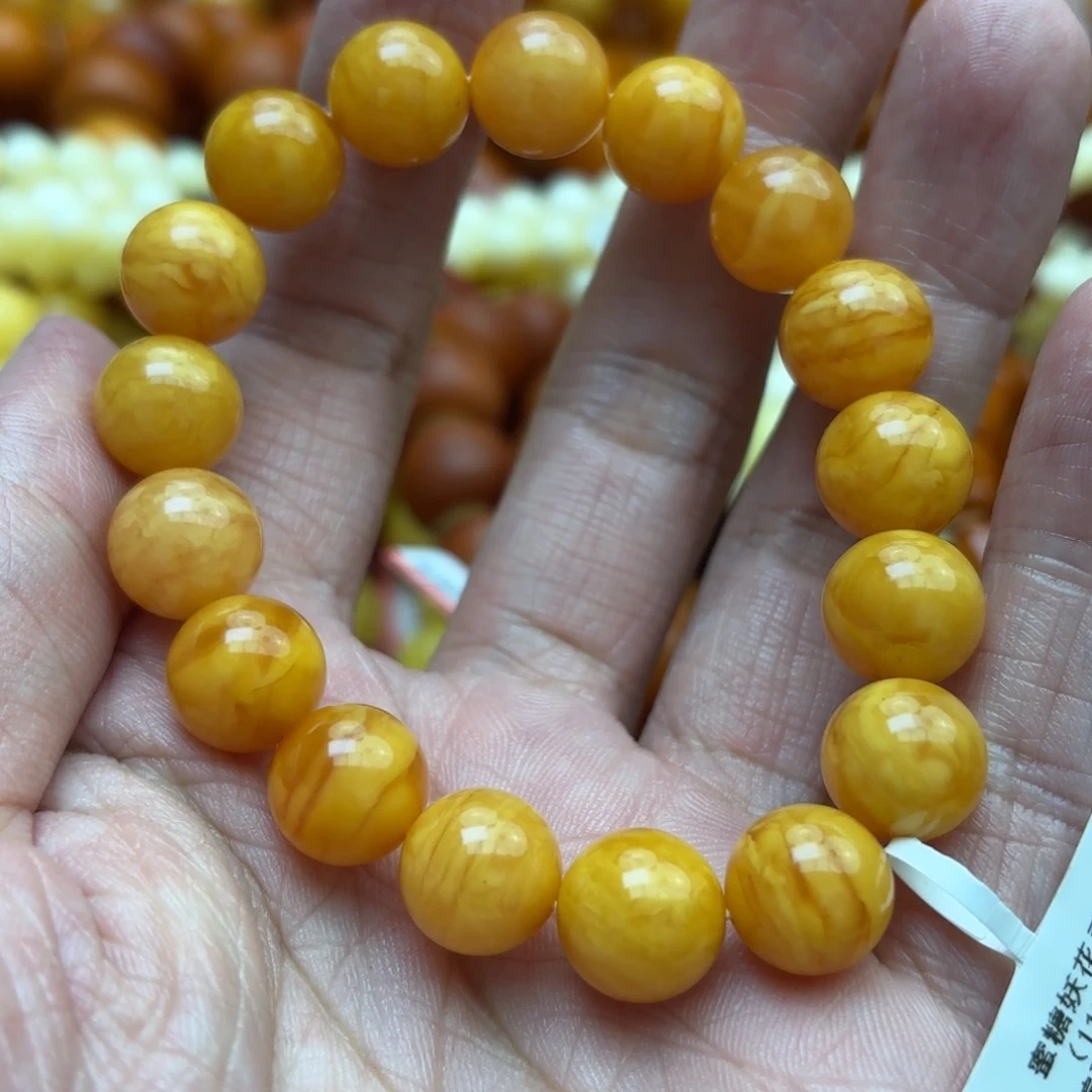 琥珀手链未镶嵌蜜蜡