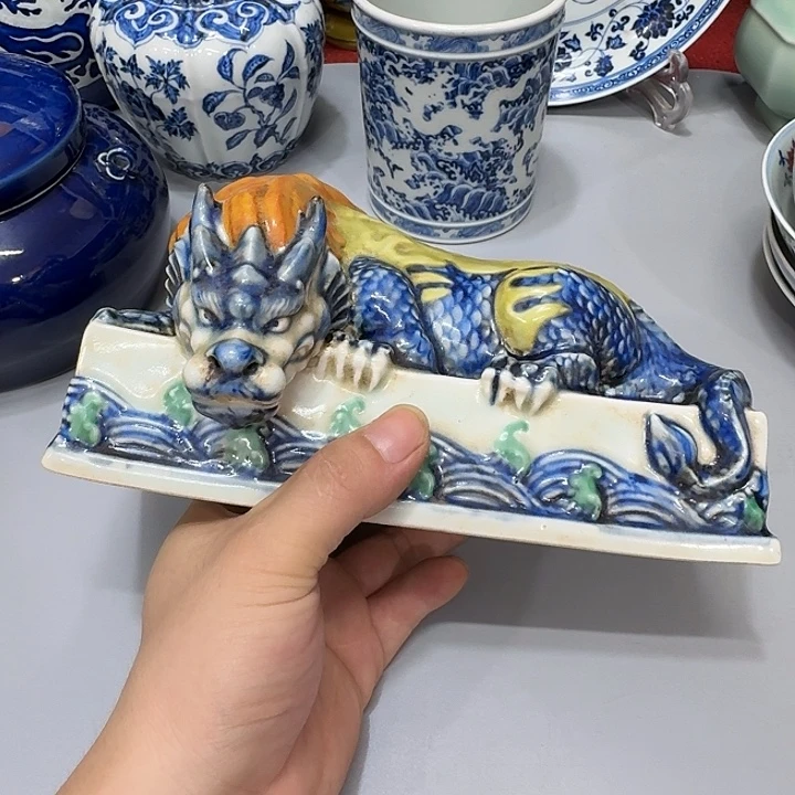 正***戒摆件陶瓷纯手工摆件摆件