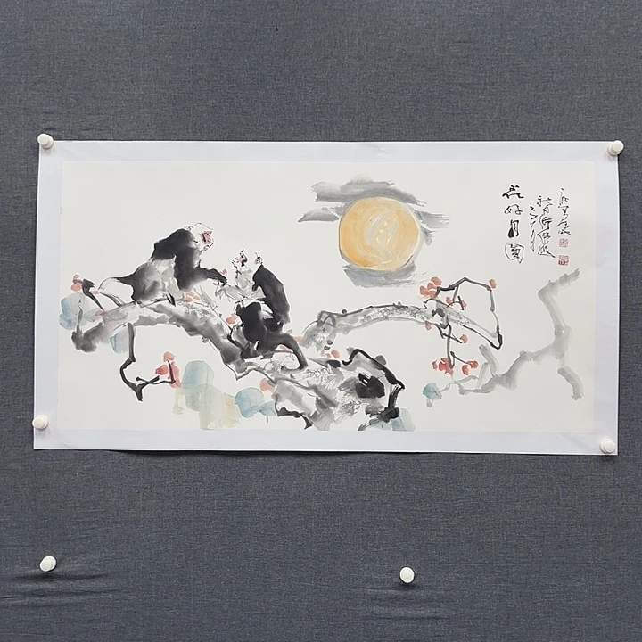 国画书画作品多次