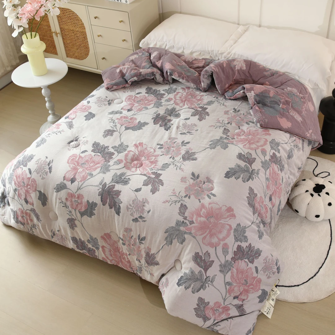 【丽薇娜-普通被芯】秋冬加厚保暖被芯简约工艺款高端高精密四季被