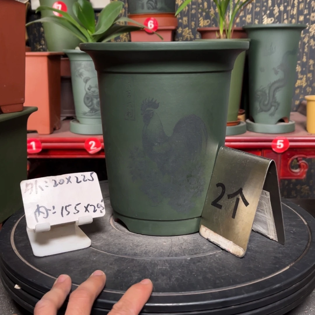 紫砂花盆紫砂花盆