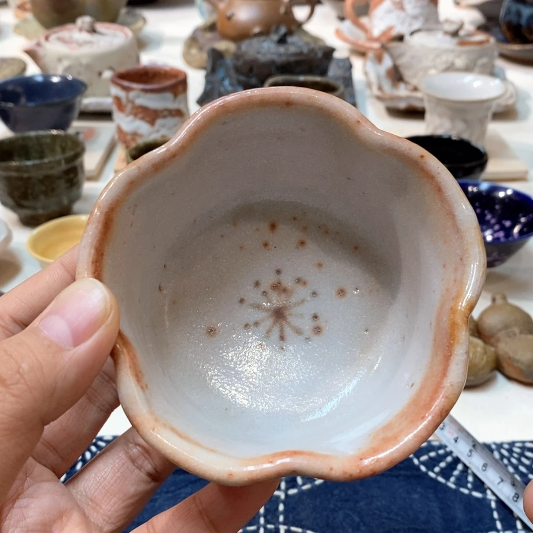 柴烧侘寂粗陶茶具