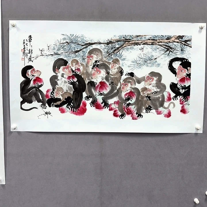 国画亲笔手绘放心去藏