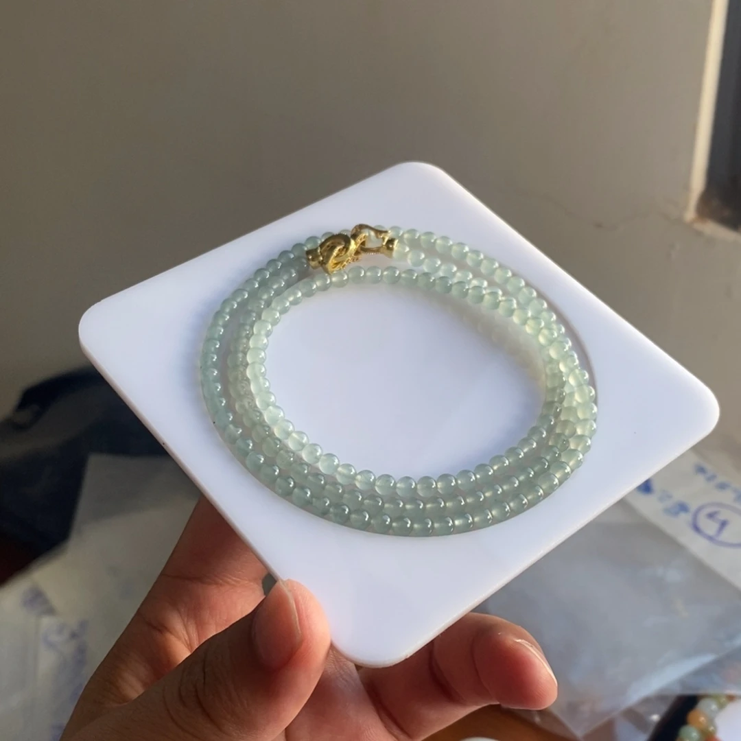 定制翡翠未镶嵌49 缅甸翡翠A货卡4