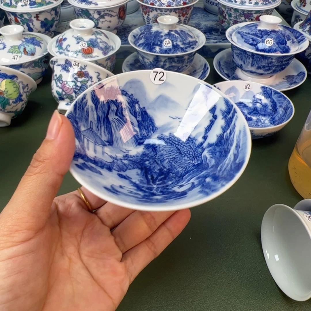 木木景德镇纯手工纯手绘茶具72