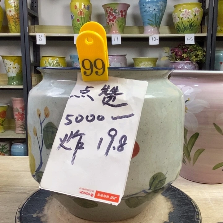 景德镇高温陶瓷花盆