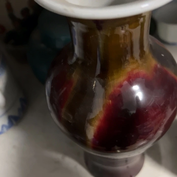 杯宁***W来景德镇陶瓷三年开来花瓶