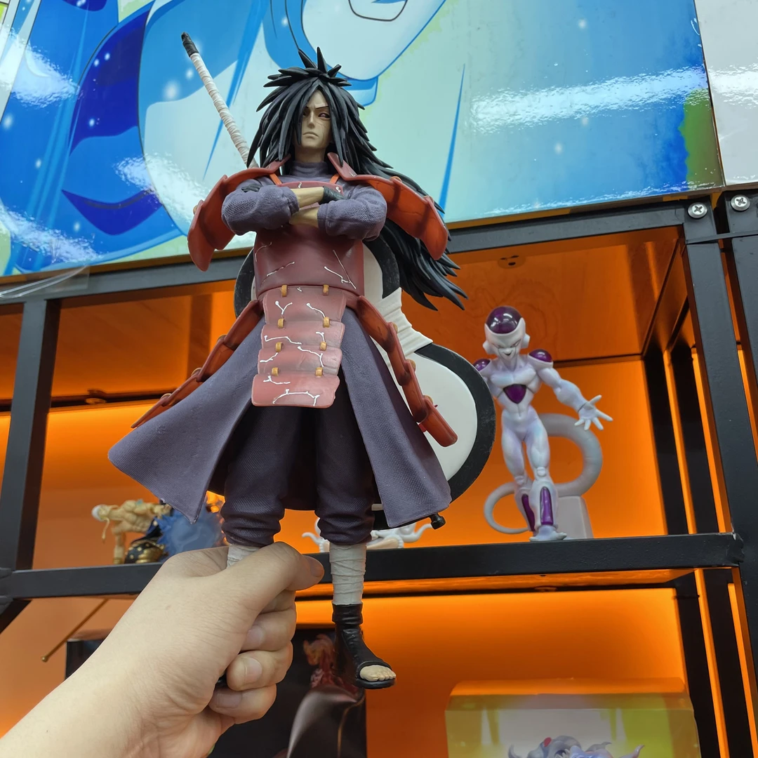 无人可挡门神斑铠甲斑爷火影忍者站姿手办模玩摆件雕像高约33cm