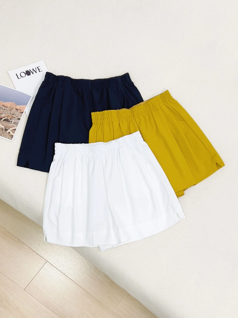 【女王洛克】韩版时尚简约洋气减龄显瘦短裤女休闲百搭裤子LK81859