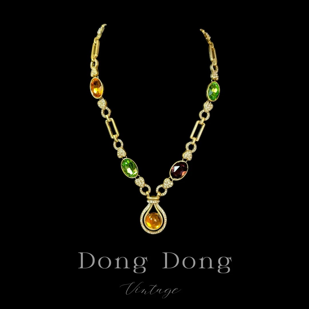 铜合金项链 铜合金中古重工项链【0085】中古收藏